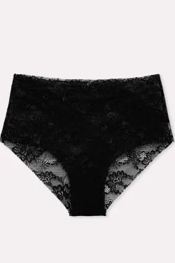 Invisible lace midi briefs that don't show under clothing