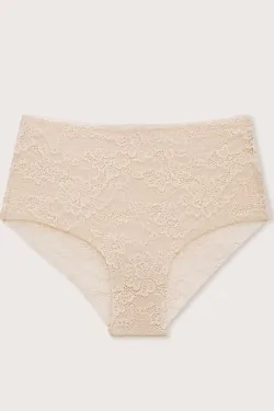 Braguitas midi de encaje invisible que no se ven debajo de la ropa
