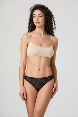 Invisible lace Brazilian briefs that don't show under clothes