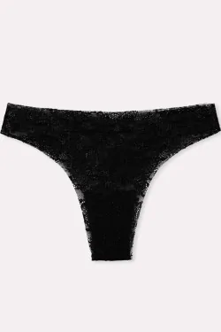 Culottes brésiliennes invisibles en dentelle qui ne se voient pas sous les vêtements
