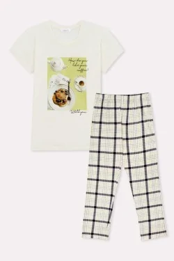 Frischer und bequemer Damen-Baumwollpyjama