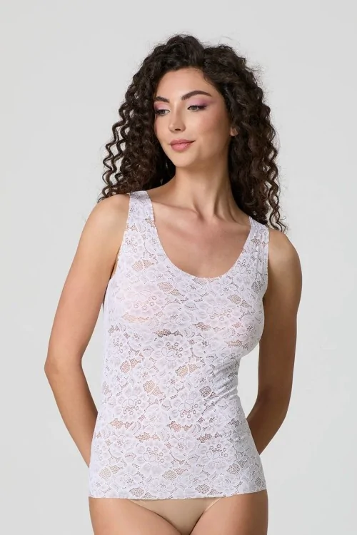 Camisola de encaje para mujer invisible bajo la ropa | LadyC
