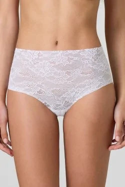 Invisible lace midi briefs that don't show under clothing