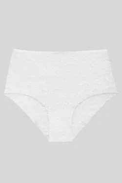 Braguitas midi de encaje invisible que no se ven debajo de la ropa