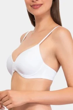 Non-wired bra cup B with padding
