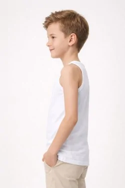 3-piece cotton wide shoulder baby tank top