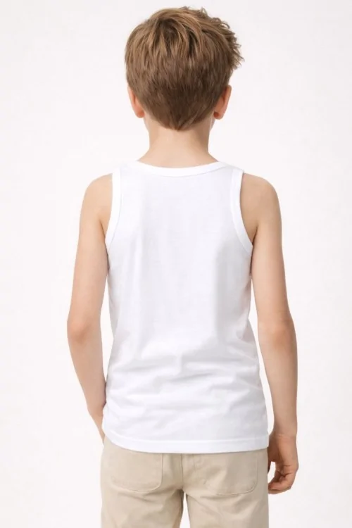 3-piece cotton wide shoulder baby tank top