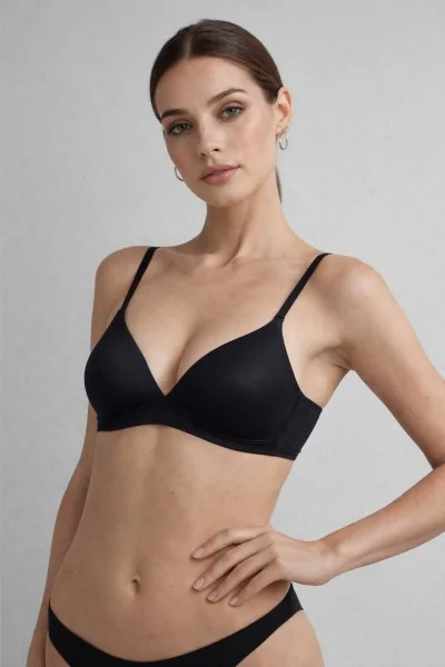 Soutien-gorge en microfibre bonnet B sans armatures