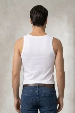 Débardeur en coton peigné pour homme - ne serre pas et est respirant