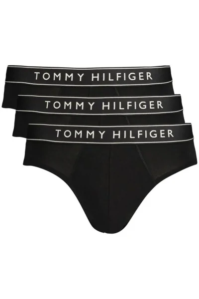 Tommy Hilfiger Herren-Slips aus Stretch-Baumwolle in Schwarz
