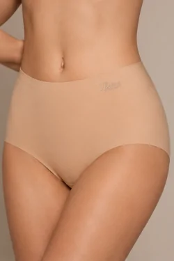 Unsichtbare und nicht abfärbende Culotte mit mittelhohem Bund und Formkontrolle