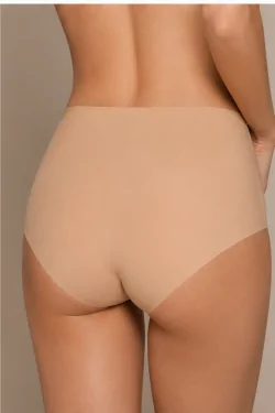 Unsichtbare und nicht abfärbende Culotte mit mittelhohem Bund und Formkontrolle