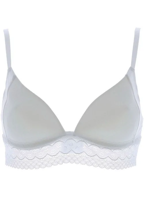 LYCRA INVISIBILE - Triangolo imbottito con fascia ricamata