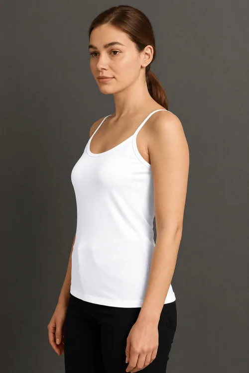 MICROMODAL - Top stretch simple pour femme Fabriqué en Italie - LADYC