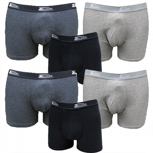 (6pcs) Boxer shorts in stretch cotton COTONELLA man art. 2384