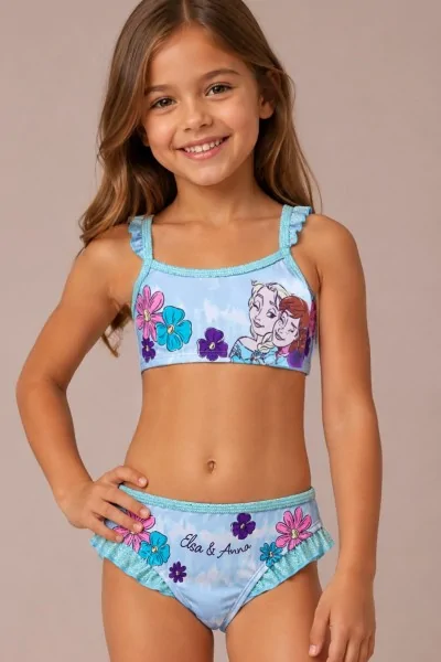 Comfortable and Colorful Girls' Bikini for the Beach and Pool