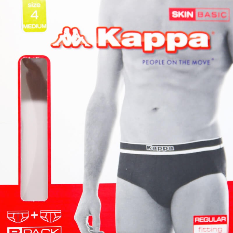 (2pz) Slip in cotone elasticizzato KAPPA uomo - Picture 1 of 1