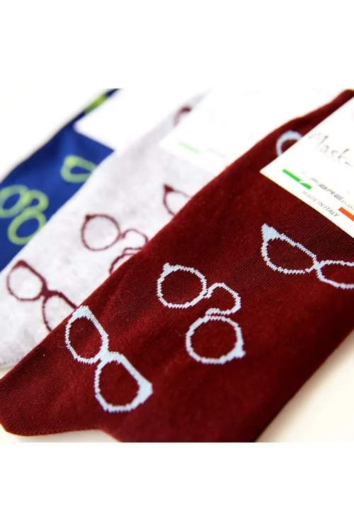 Chaussettes chaudes en coton lunettes MASK-SOCK (3 paires)