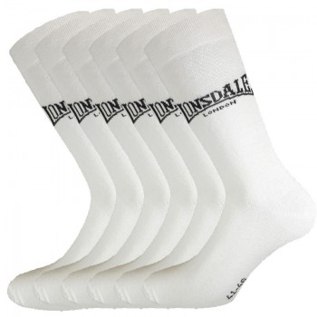 6 Paia calze LONSDALE in cotone elasticizzato uomo corte LO220W