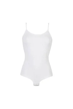 COTONELLA stretch cotton bodysuit with thin shoulder art. GD008