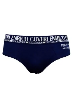 (6 Stück) ENRICO COVERI Slips aus Stretch-Baumwolle