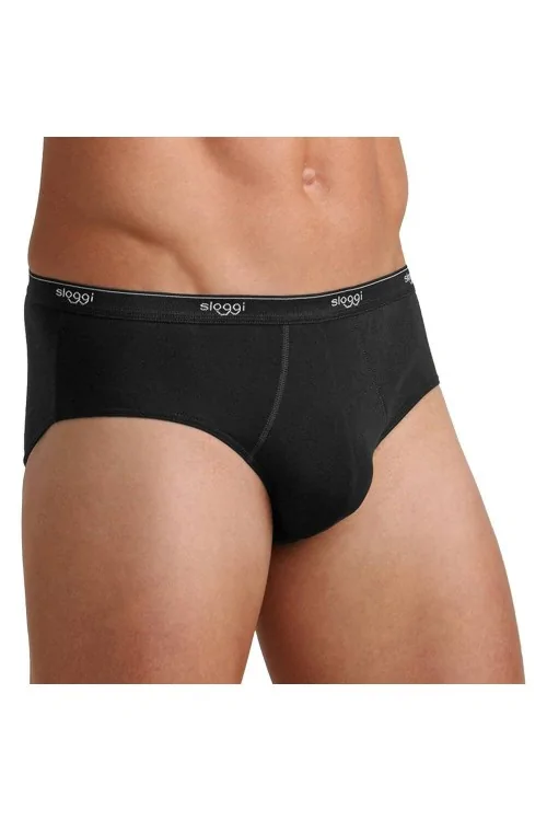 Slip Basic Midi uomo in cotone elasticizzato SLOGGI (6pz)