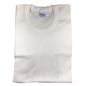 (3pz) T-Shirt uomo in lana 80% manica corta MABRAT