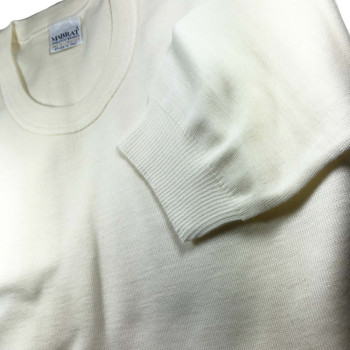 (3pz) T-Shirt uomo in lana 80% manica corta MABRAT