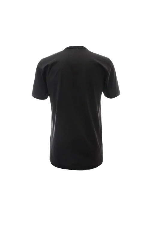 FILO DI SCOZIA – T-Shirt mit tiefem Rundhalsausschnitt aus 100 % Naturgarn