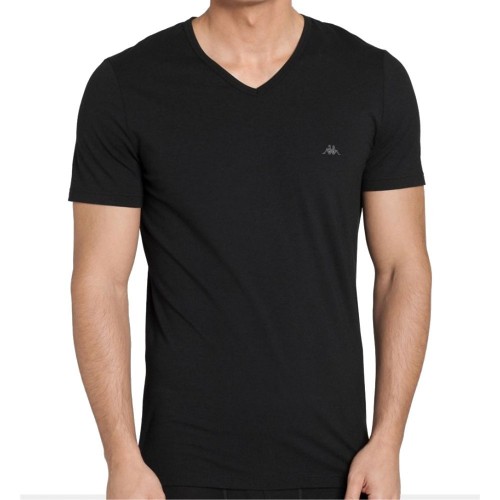 (3pz) T-shirt cotone elasticizzato ROBE DI KAPPA collo a V