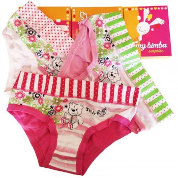 (5pcs) EMY stretch cotton briefs baby girl based on...