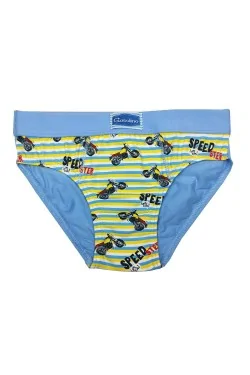 (9pz) Slip bimbo in cotone elasticizzato GASOLINO fantasia