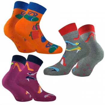 (3pcs) Warm cotton non-slip socks Shopping PRISCO, size...