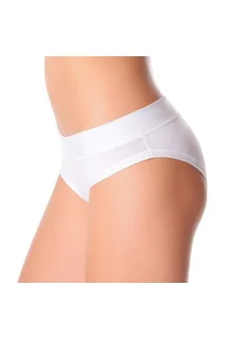 Low waist cotton and modal briefs with high band JADEA 503