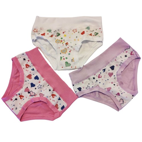 (3pcs) EMY stretch cotton briefs baby girl NEW ARRIVALS