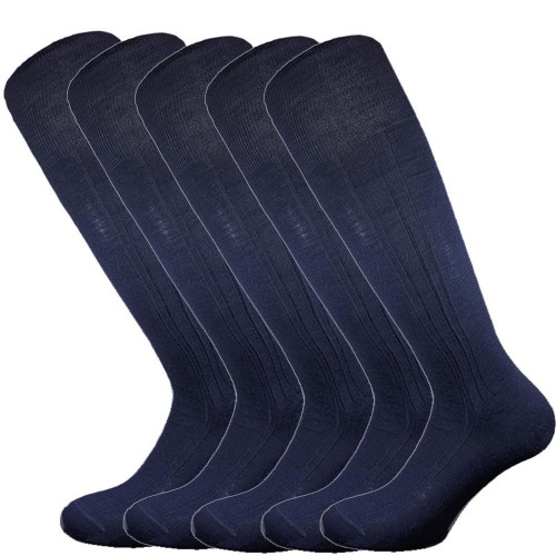(5 pairs) CIOCCA men's long socks 50% wool art.812