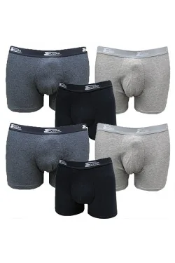 6 boxers homme COTONELLA en coton stretch art. 2384