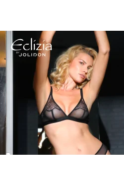 JOLIDON Eclizia tulle and lace triangle bra