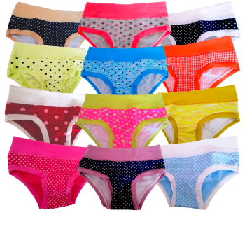 (12pcs) EMY stretch cotton briefs baby girl based on...